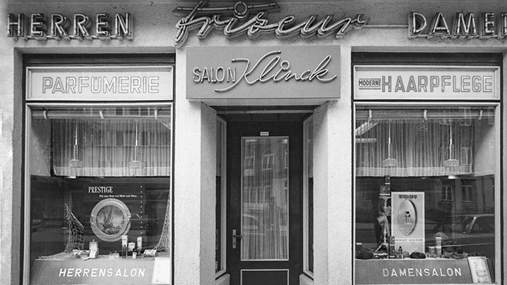 Klinck Salon im Jahre 1955/1970